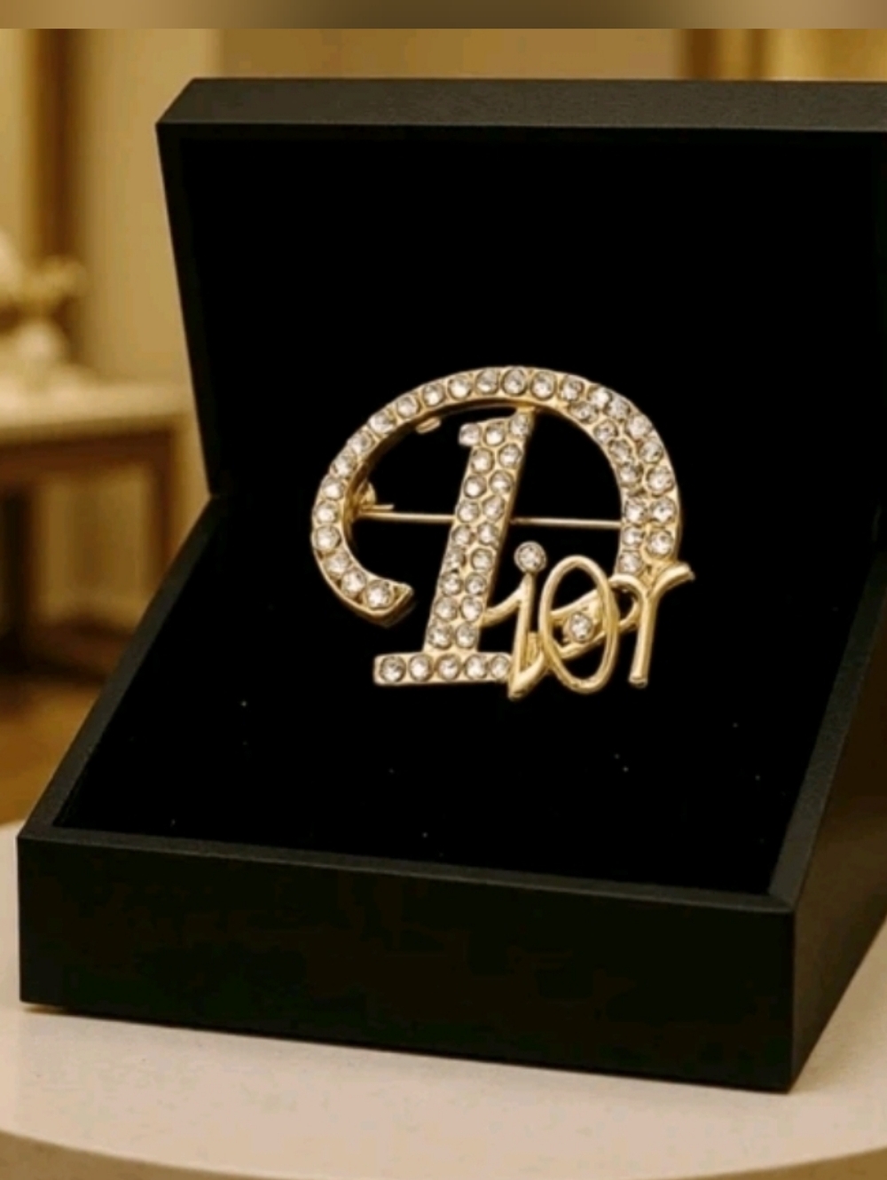 Dior Style Brooch